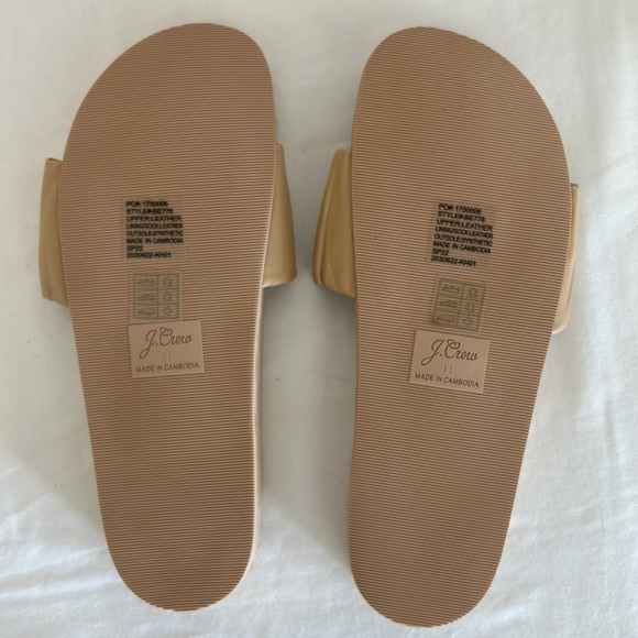 J Crew Pacific scrunchie-strap slides BE776, Size 11 - Picture 4 of 4